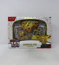 Pokemon TCG Scarlet & Violet 151 Factory Sealed Zapdos Ex Collection Box - Image 1