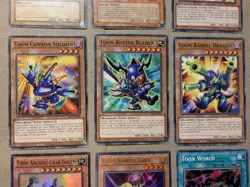 YU-GI-OH MISCELLANEOUS TOON CARD LOT OF 12 MODERN+VINTAGE - Image 5