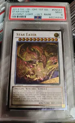 Yu-Gi-Oh! Star Eater Ultimate Rare JOTL-EN047 1st Edition PSA 9 - Image 1
