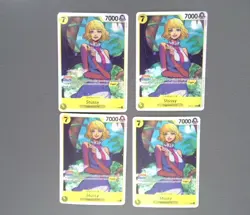 Stussy SR OP13-110 Playset ×4 One Piece TCG Carrying On His Will English - Image 1
