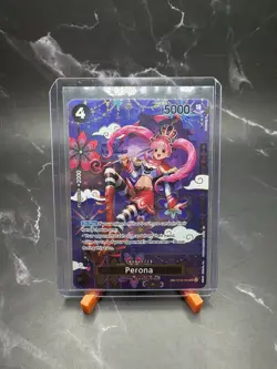 One Piece TCG - Perona OP06-093 OP14 SP English Alt Art The Azure Sea's Seven - Image 1