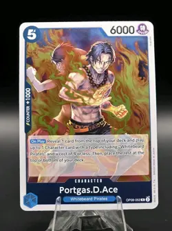 Portgas.D.Ace OP08-052 Two Legends Foil One Piece CCG TCG - Image 1