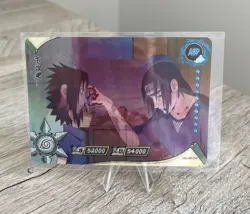 Sasuke Itachi Uchiha NR-HR-056 Naruto Kayou Card TCG Mint Ultra Rare - Image 1
