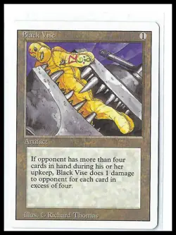 MTG TCG - Black Vise Revised Edition # - Near Mint or Better - Image 1