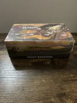 MTG Magic The Gathering Dominaria Remastered Draft Box - 36 Packs Sealed - Image 1