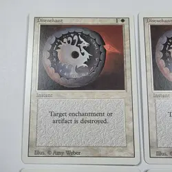 Magic the Gathering Revised Disenchant x 4 MTG White LP - Image 2