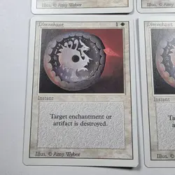 Magic the Gathering Revised Disenchant x 4 MTG White LP - Image 4