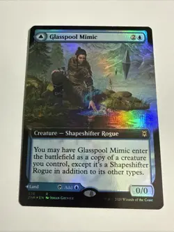 LP - Foil - Glasspool Mimic (Extended Art) - 328 - Zendikar Rising - Image 1