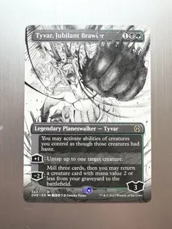 Tyvar, Jubilant Brawler 344 - MTG: Phyrexia: All Will Be One - Rare - Borderless - Image 1