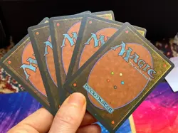 5x German Fbb Island • Unplayed / Mostly Clean • Basic Land • Mtg - Image 2