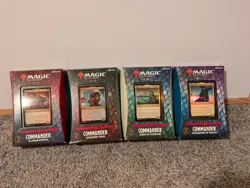 MTG Adventures in the Forgotten Realms (Set of 4 Commander Decks) - New Factory - Image 1