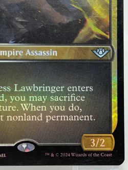 1x FOIL - Ruthless Lawbringer - (promo pack) Outlaws of Thunder Junction LP MTG - Image 5
