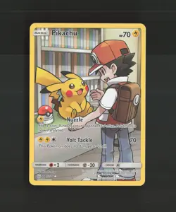 Pikachu 241/236 Cosmic Eclipse Secret Rare Full Art Holo Pokemon Card LP+ - Image 1