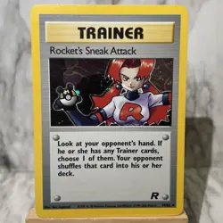 Pokemon Cards: Team Rocket Holo: Rocket's Sneak Attack 16/82 With Swirl - Image 3