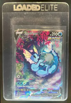 2019-2023 Pokemon SWSH Black Star Promos Vaporeon V #SWSH181 - Image 1