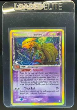 2006 Pokemon EX Dragon Frontiers Ninetales Delta Species Reverse Holo #8/101 - Image 1