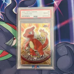 CHARMELEON 2000 TOPPS CHROME POKEMON T.V. #5 PSA 10 - Image 1