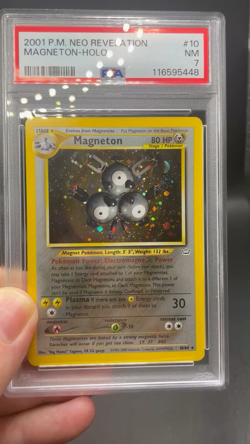 ✨ Magneton, “DOUBLE” HOLO Error, Neo Revelation 10/64, Pokemon ✨ - Image 2