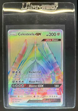 2018 Pokemon Sun & Moon Ultra Prism Celesteela GX #162/156 - Image 1