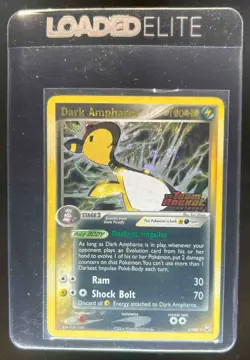2004 Pokemon EX Team Rocket Returns Dark Ampharos Reverse Holo #2/109 - Image 1
