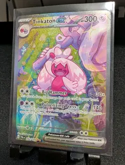 Pokemon Tinkaton ex 262/193 Sv02: Paldea Evolved Special Illustration Rare Holo - Image 3