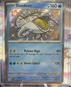 Pokemon TCG Dondozo Scarlet & Violet: Paldean Fates 126/091 Holo Shiny Rare - Image 1