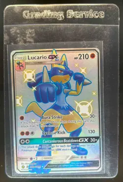 2019 Pokemon SM Hidden Fates Lucario GX Shiny Vault Rare #SV64/SV94 - Image 1