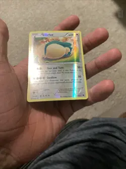 Pokemon TCG Snorlax 77/124 Reverse Holo XY Fates Collide MP - Image 5
