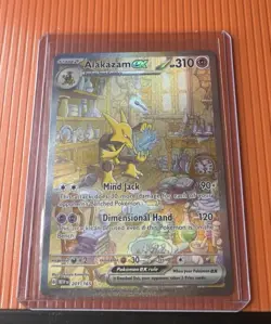 Alakazam ex 201/165 SIR Scarlet & Violet 151 Pokemon Card NM/M - Image 1