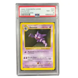 1999 Pokemon Base Set Haunter Shadowless PSA 8 NM-MT #29 👻 - Image 1