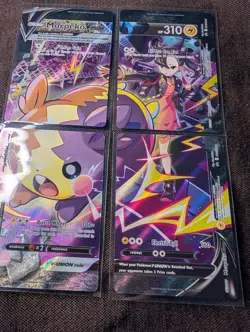 Pokemon Morpeko V-Union 4 Card Set SWSH287 SWSH288 SWSH289 SWSH290 Promo NM/Mint - Image 2