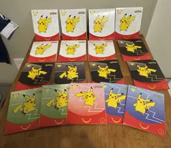 McDonalds Happy Meal POKEMON Cards - 17 Sealed Booster Packs - 25th anniversary - Image 1