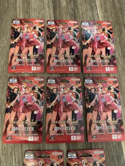 ONE PIECE Heroines EB-03 Lot 8x Sleeved Booster pack English Ships Now - Image 2