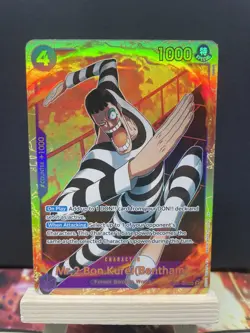 One Piece TCG Mr.2 Bon Kurei (Bentham) EB01-061 SEC PRB02 Secret Rare English - Image 1