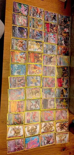 Pokemon 56 Card Lot Mixed Collectible Card Game Standard Size by Nintendo - Image 1