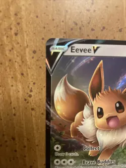 Eevee V SWSH065 Sword & Shield Black Star Promo Holo Pokemon Card Battle Academy - Image 2