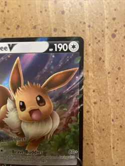 Eevee V SWSH065 Sword & Shield Black Star Promo Holo Pokemon Card Battle Academy - Image 3