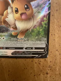 Eevee V SWSH065 Sword & Shield Black Star Promo Holo Pokemon Card Battle Academy - Image 4