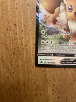 Eevee V SWSH065 Sword & Shield Black Star Promo Holo Pokemon Card Battle Academy - Image 5