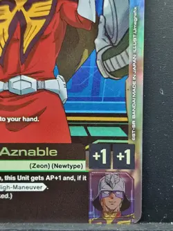 Char Aznable Alternate Art Foil - ST03-011 C+ NM - Gundam TCG Card Game - Image 4