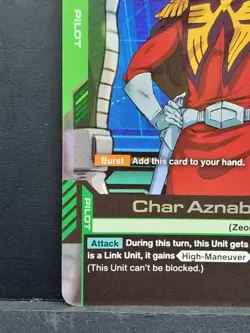 Char Aznable Alternate Art Foil - ST03-011 C+ NM - Gundam TCG Card Game - Image 5