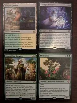 Lorwyn Eclipsed Some Special Mythics, Rares, + 50 misc cards, Deck Box, Dice Bag - Image 3