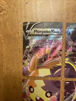 Pokemon Morpeko V-Union 4 Card Set SWSH287 SWSH288 SWSH289 SWSH290 Promo Sword - Image 2