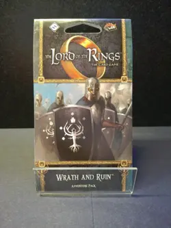 LORD OF THE RINGS LCG Card Game | Wrath And Ruin *RARE* OOP VG+ Opened, Complete - Image 1
