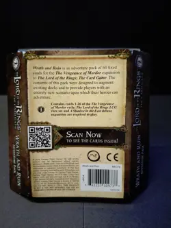 LORD OF THE RINGS LCG Card Game | Wrath And Ruin *RARE* OOP VG+ Opened, Complete - Image 3