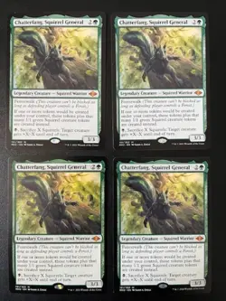 MTG- Chatterfang, Squirrel General x4 - MH2 - Image 1