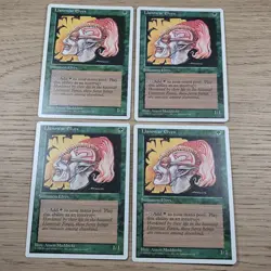 4 Llanowar Elves 4x x4 - 4th Edition - Playset LP - Image 1