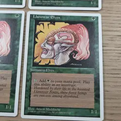 4 Llanowar Elves 4x x4 - 4th Edition - Playset LP - Image 3