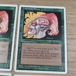 4 Llanowar Elves 4x x4 - 4th Edition - Playset LP - Image 5