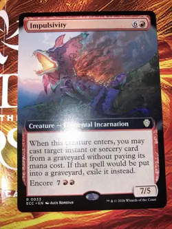 Impulsivity (Extended Art) Commander: Lorwyn Eclipsed Regular X2 - Image 2